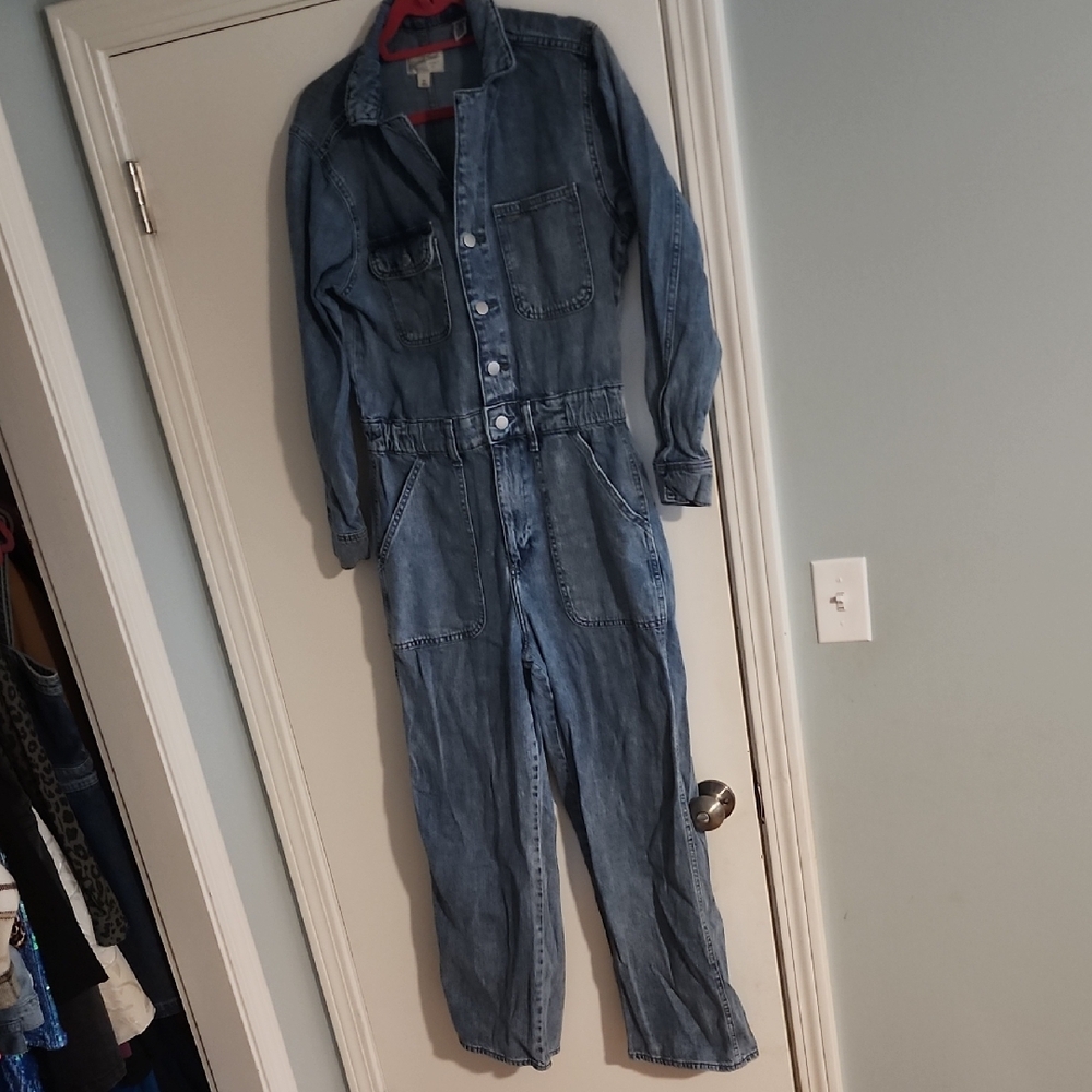 Stylish Blue Denim Jumpsuit